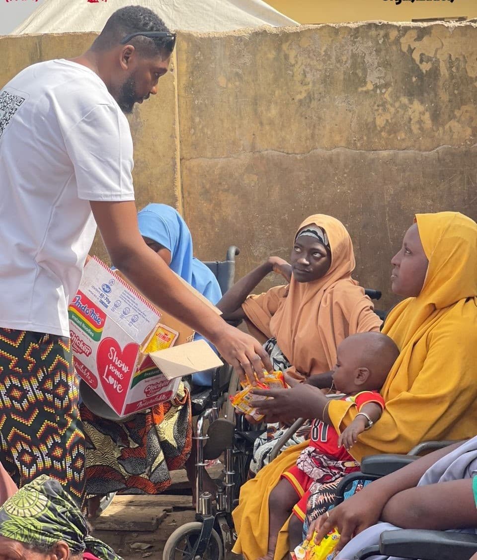 NAIS volunteers donating supplies